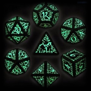Glowing Alien Dice for Halloween Party Games