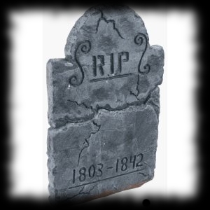 Large 3 Foot Halloween Gravestone Party Decoratin Idea