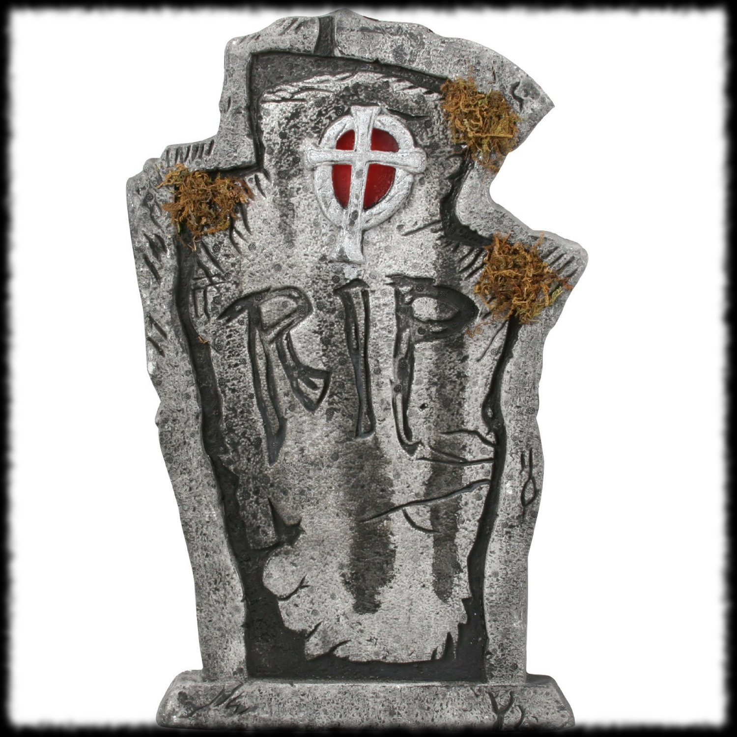 Illuminated Graveyard Tombestone for Halloween Party Ideas