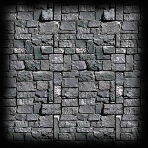 Stone Wall Haunted House Party Decor Ideas