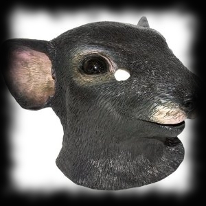 Mouse Head Halloween Costume for Haunted House Parties