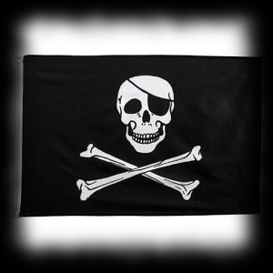 Skull and Crossbones Flag for Pirate Themed Halloween Parties
