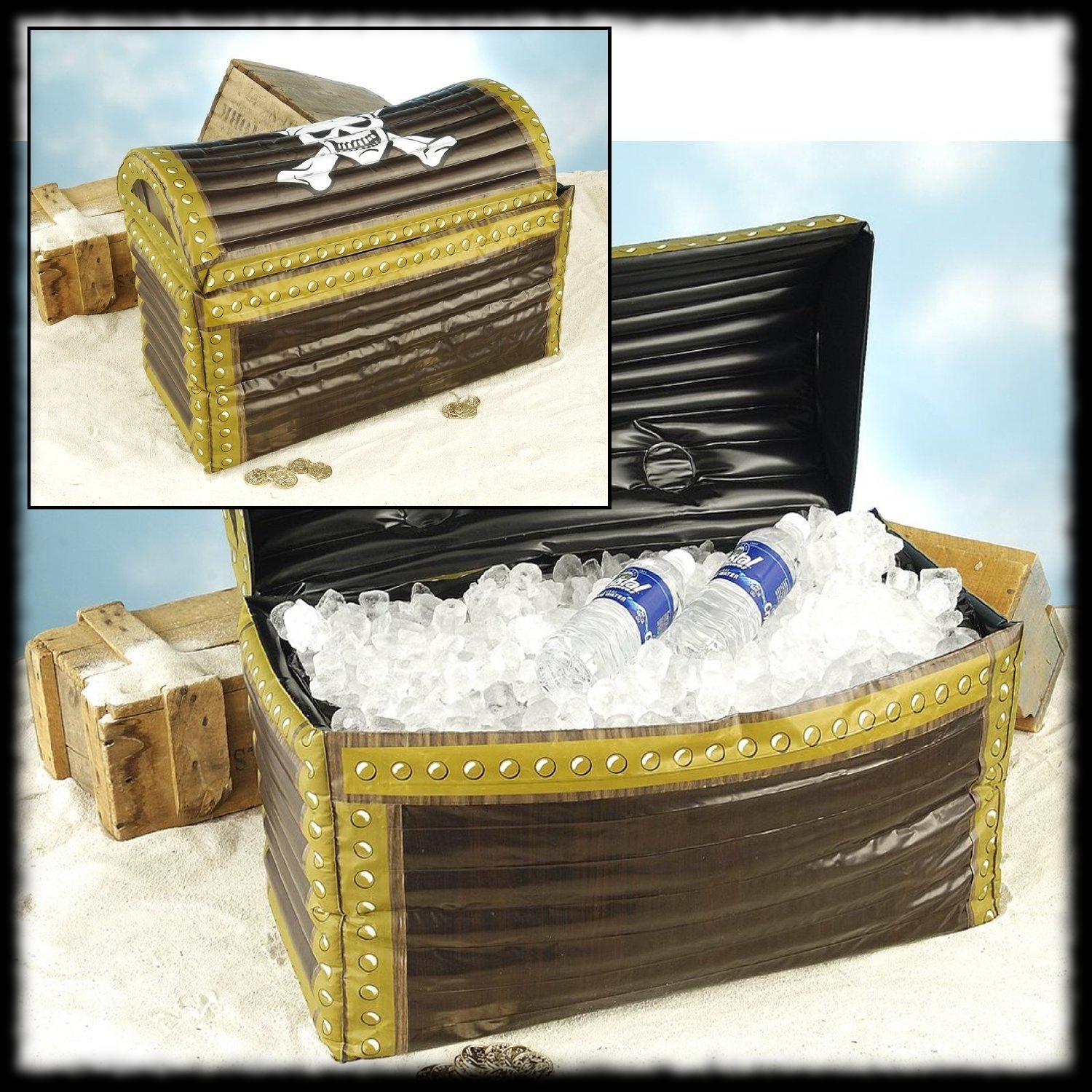 Inflatable Pirate Chest Cooler Party Ideas for Halloween