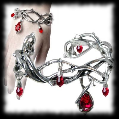 Blood Drop Thorn Bracelet Lady Vampire Halloween Costume Accessory