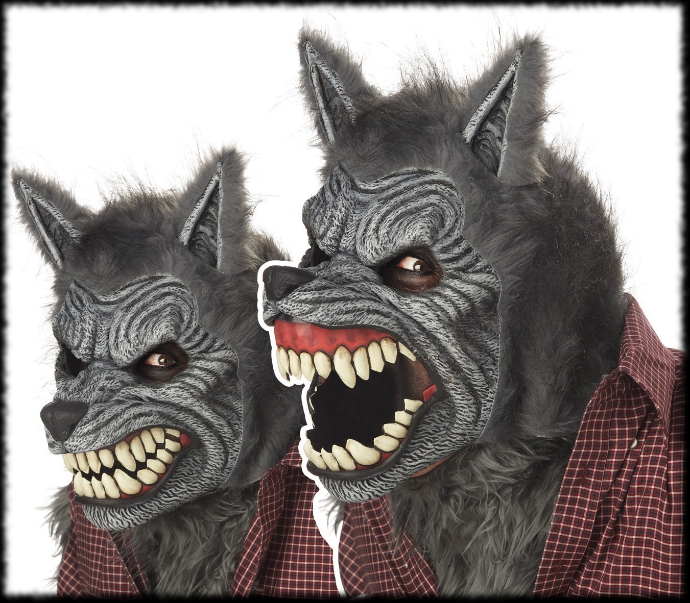 Werewolf Mask with Moving Mouth Animated FX For Sale