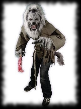 Deluxe Silver Werewolf Halloween Costume For Sale