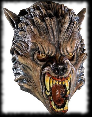 Angry Fang Werewolf Halloween Costume Mask Idea