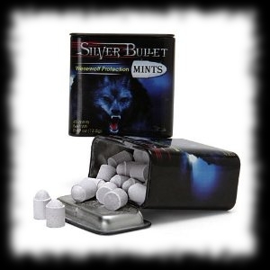 Silver Bullet Werewolf Protection Mints Halloween Candy