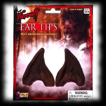 Instant Werewolf Ear Tips Halloween Costume Accessory Idea