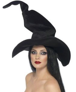 Crooked Twisty Witches Hat Halloween Costume Accessory