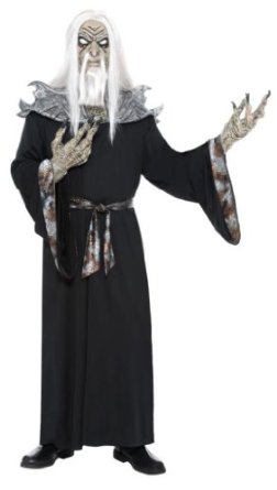 Men's Witch Halloween Costume with Mask for sale