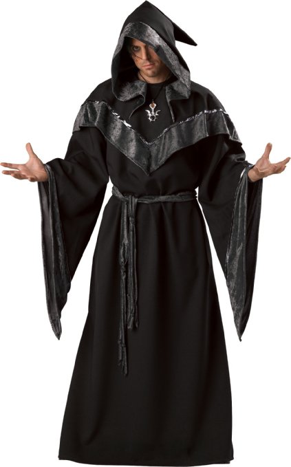 Men's Male Witch Halloween Costume Robe Idea
