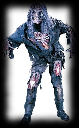 Deluxe 3D Hollywood Zombie Costume For Sale