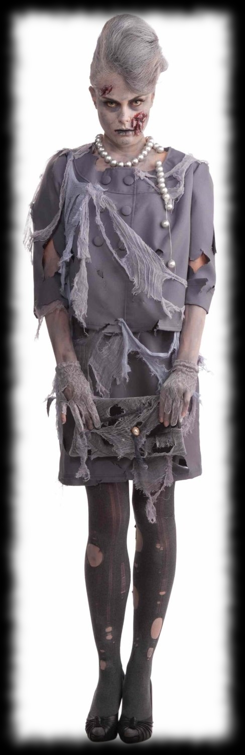 Deluxe Woman's Zombie Costume for Halloween Party Ideas