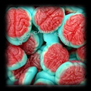 Gummy Brain Fruit Filled Halloween Candy For Sale