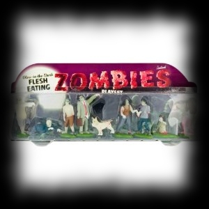 Zombie Glow In The Dark Toy Figures For Halloween Decorations