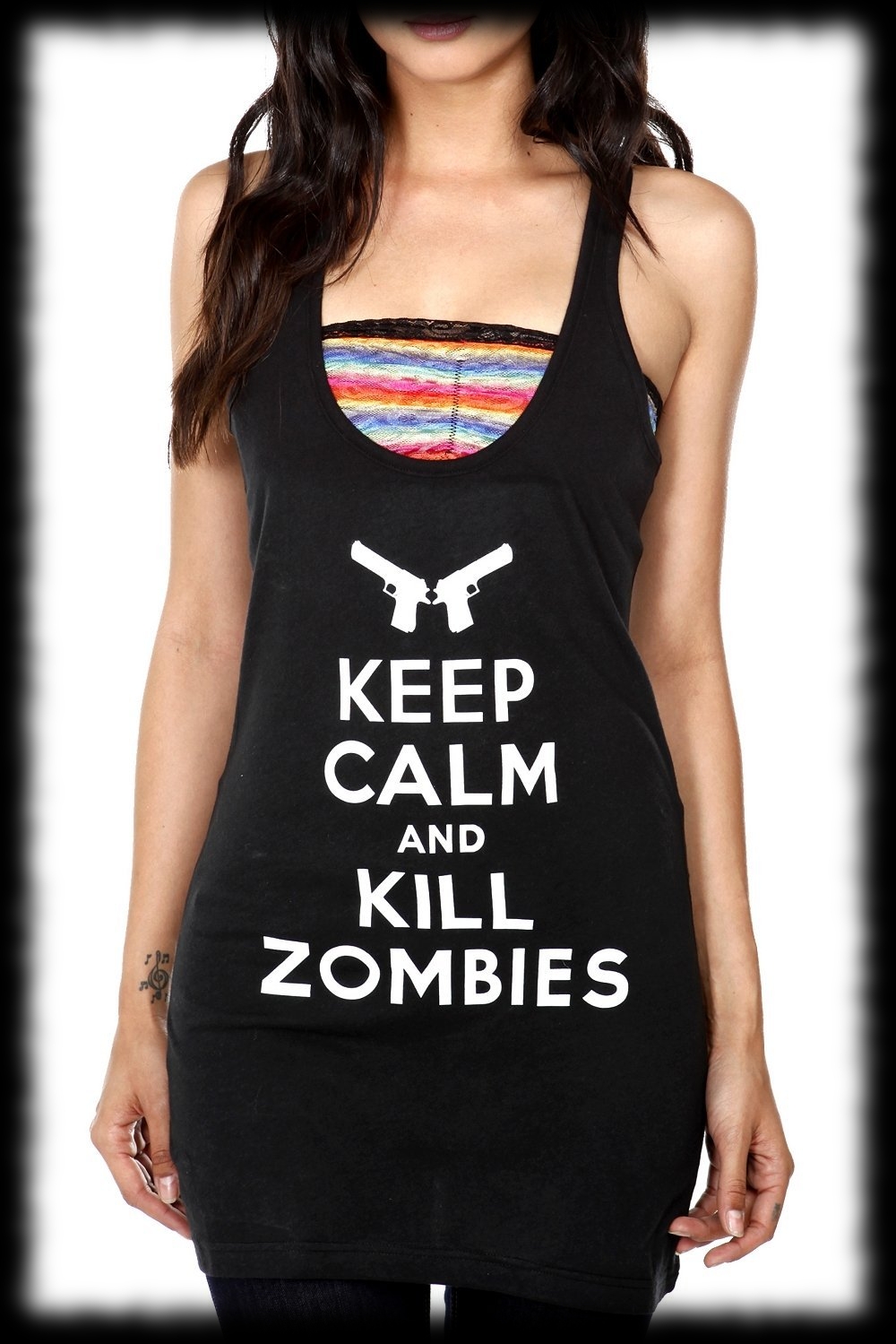 Girls Shirt For Sale Keep Calm and Kill Zombies