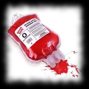 IV Bag Of Blood Soap for Halloween Parties