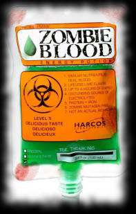 Zombie Blood IV Bag Candy For Halloween Party Food Ideas