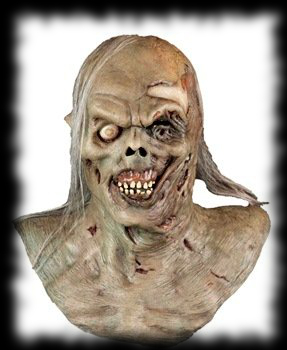 Deluxe Zombie Mask with Hair for sale